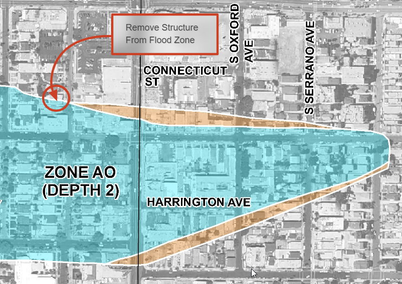 Flood Zone Map. LOMA. Remove structure from the flood zone map.